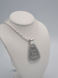 925 Sterling Siver NA Tag Charm CHAIN NOT INCLUDED