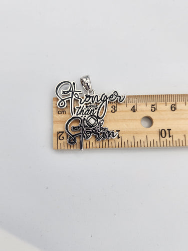 NA Stronger than The Storm 925 Sterling Silver Charm