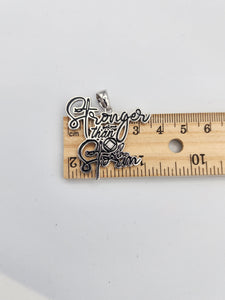 NA Stronger than The Storm 925 Sterling Silver Charm