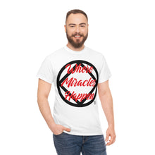 Load image into Gallery viewer, Where Mircales Happen Men&#39;s Tee