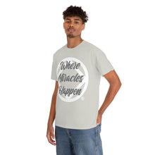 Load image into Gallery viewer, Where Miracles Happen Men&#39;s Tee