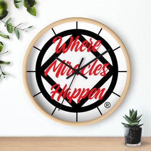 Where Miracles Happen Wall clock