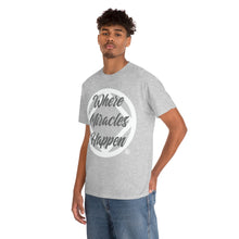 Load image into Gallery viewer, Where Miracles Happen Men&#39;s Tee