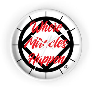 Where Miracles Happen Wall clock