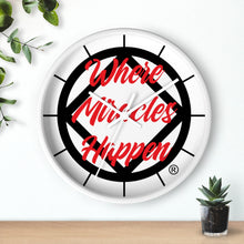 Load image into Gallery viewer, Where Miracles Happen Wall clock