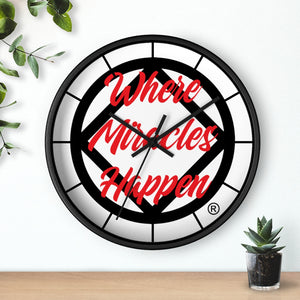 Where Miracles Happen Wall clock